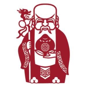 Zhi Ya symbool van de God van de levensduur